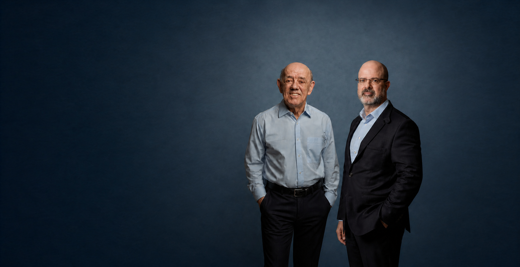 Dr. Paulo Peixoto e Dr. Gustavo Peixoto, dermatologistas da Dermoclínica